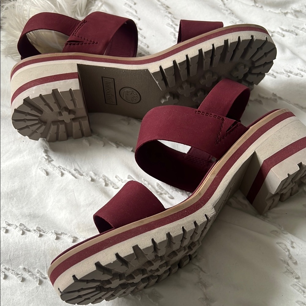 Timberland Red Sandals - Picture 2 of 4